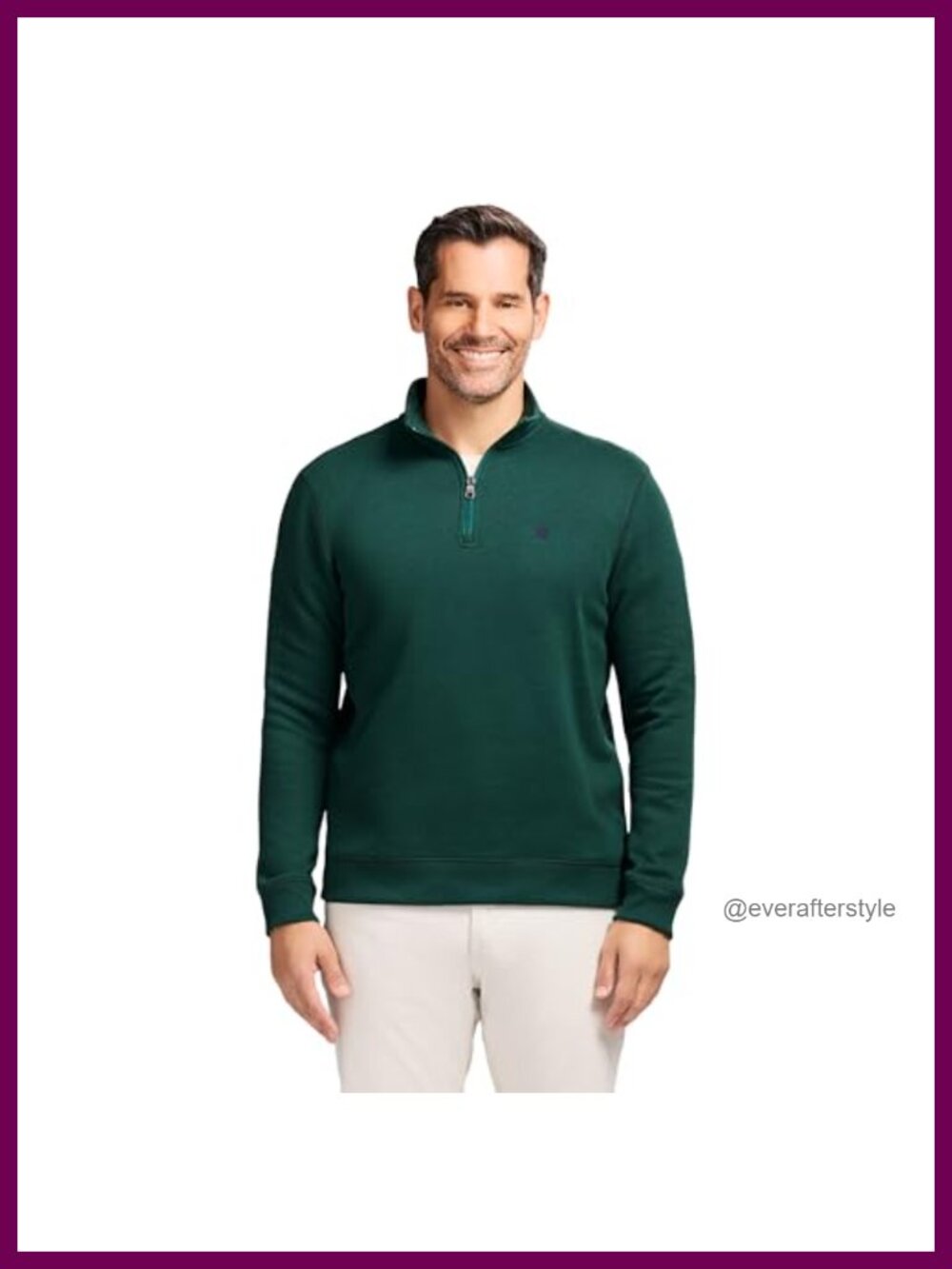 Men's Advantage Performance Quarter Zip Fleece Pullover Sweatshirt